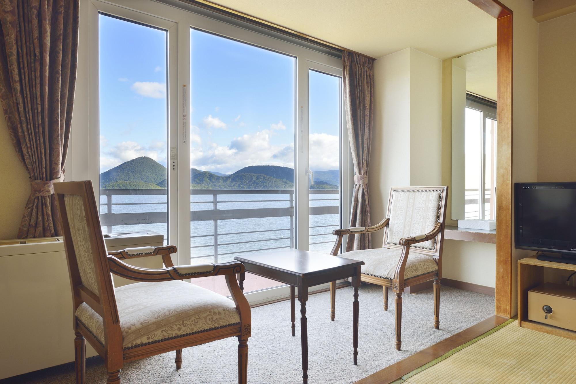 Toyako Manseikaku Hotel Lakeside Terrace Esterno foto