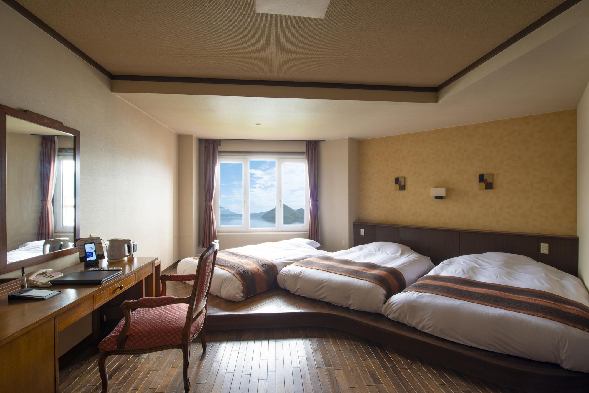Toyako Manseikaku Hotel Lakeside Terrace Esterno foto