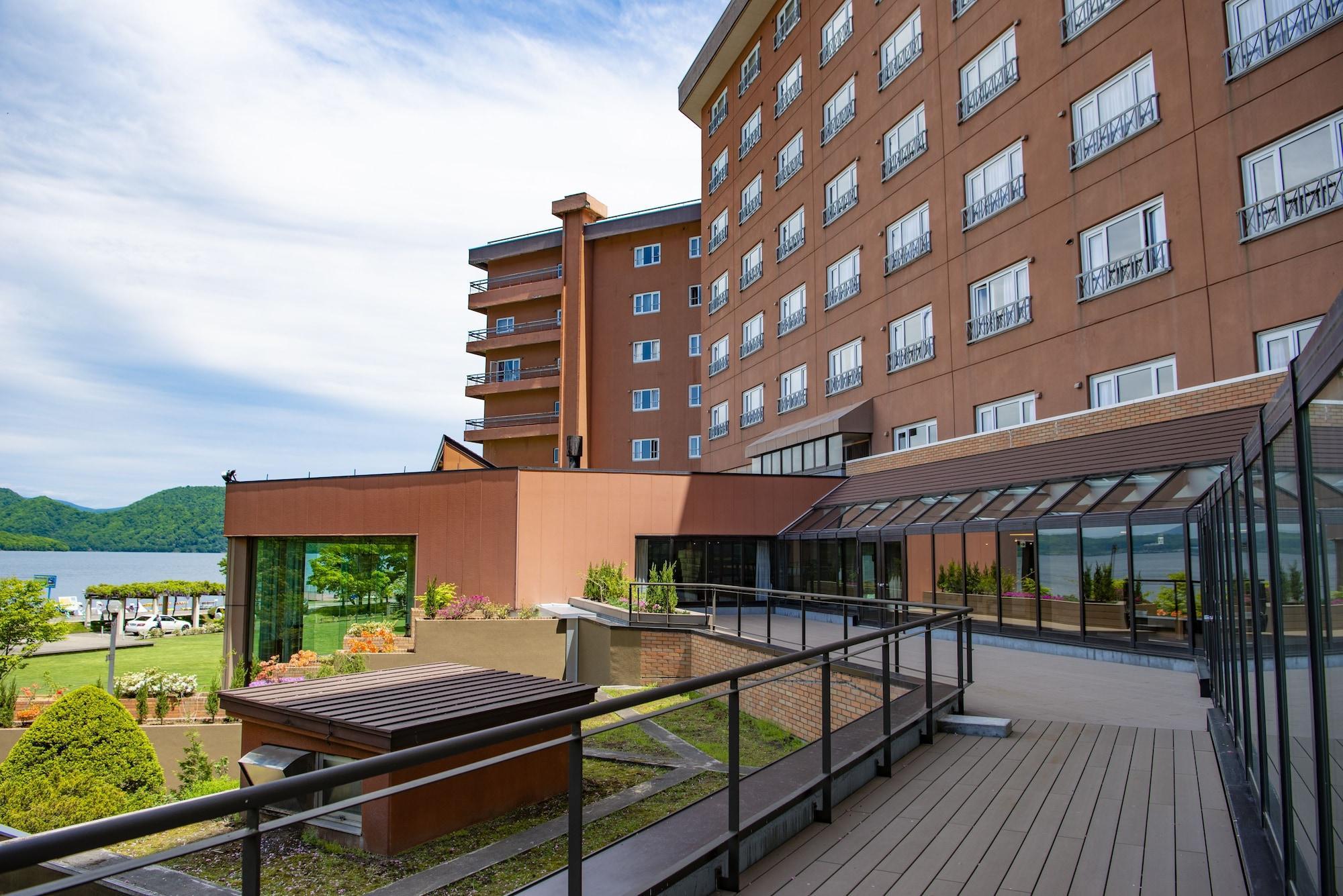 Toyako Manseikaku Hotel Lakeside Terrace Esterno foto